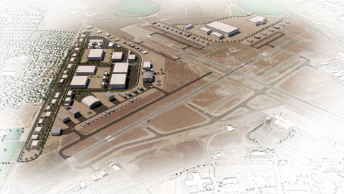 Rendering of AIM Center at Tri-Cities Airport