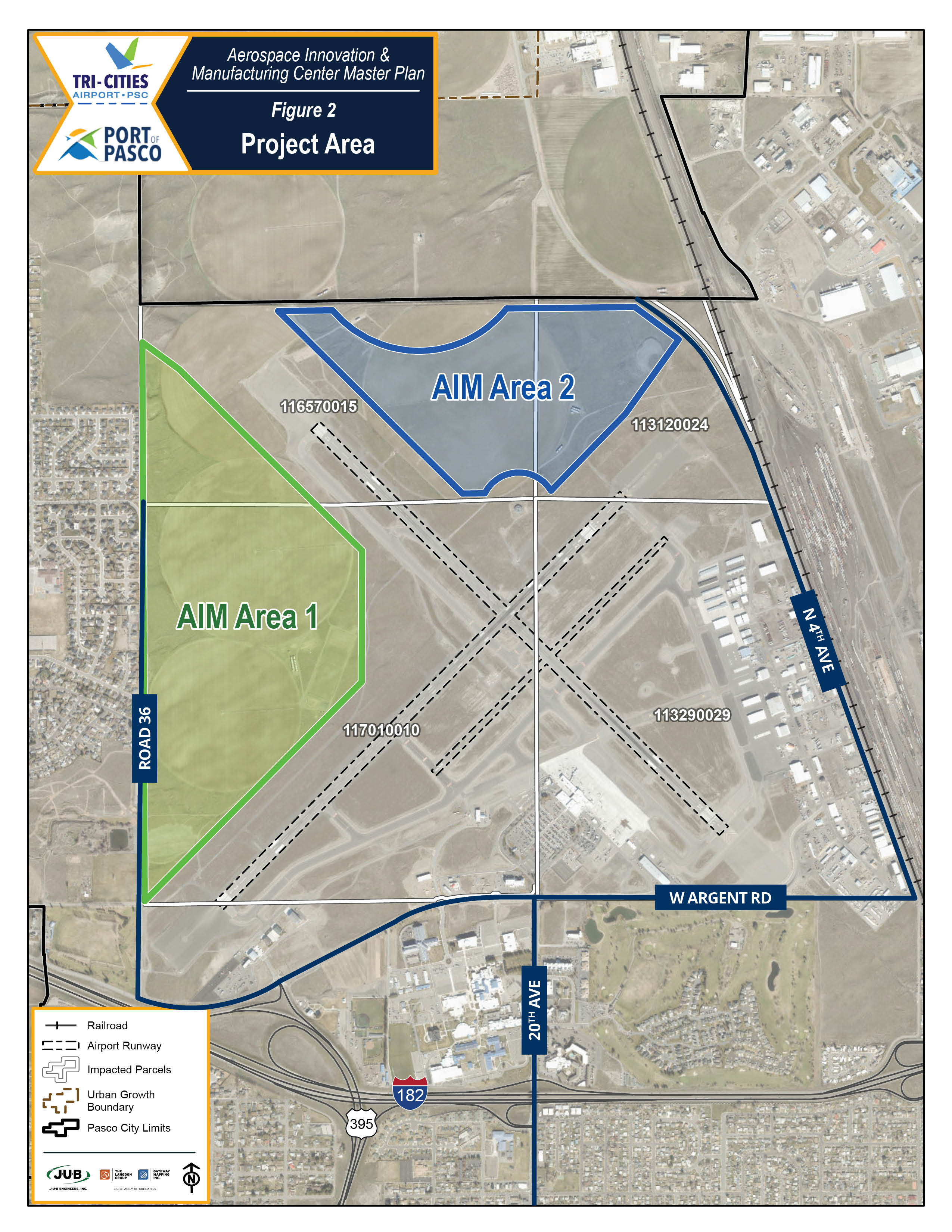 AIM Center project area map